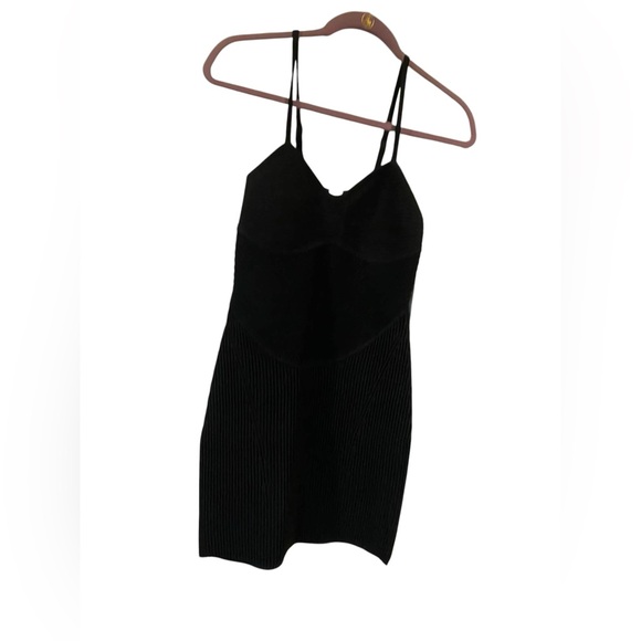 ALO Yoga Dresses & Skirts - NWT Alo Yoga denim knit mini dress BLACK/ANTHRACITE Size S